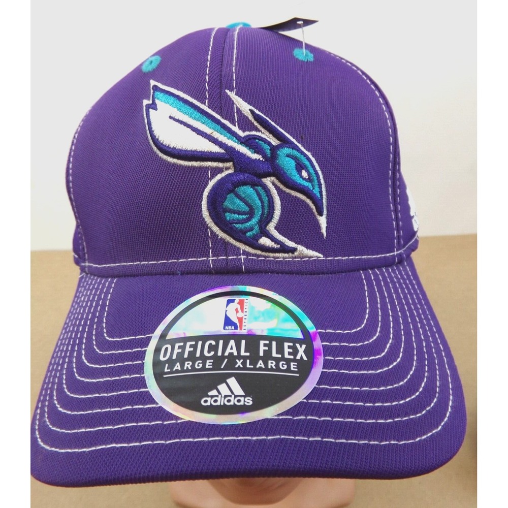 Adidas Fitmax 70 Climate Band NBA Charlotte Hornets Cap Hat L/XL New w‎ Tags